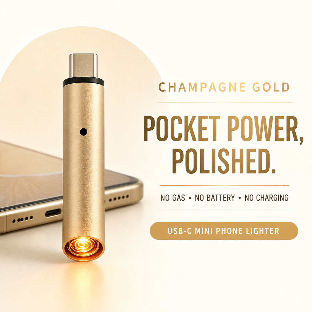 USB-C-Mini-Lighter-Champagne-Gold
